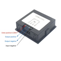 Voltímetro Amperímetro Digital CC 6-100V 20A Vatímetro Medidor de Voltaje Amperios Corriente Probador de Tiempo e Indicador de Potencia 12V 24V 36V 48V 100V