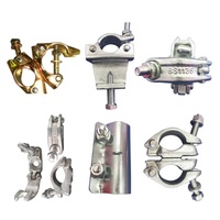Accessoires d'échafaudage, coupleur double pivotant pressé BS 1139, EN 74, pince d'échafaudage, pince pivotante pour tuyau en acier d'échafaudage