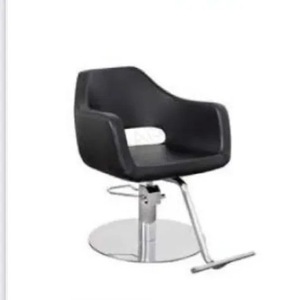 Nouveau Fauteuil de Coiffure de Luxe Rotatif en Acier Inoxydable, Fauteuil de Salon de Coiffure Réglable en Hauteur, Fauteuil de Barbier pour Permanente et Coloration - Product Image 5