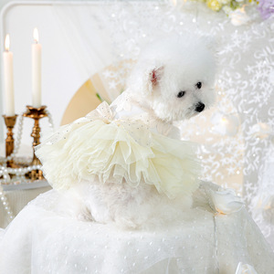 PETCIRCLE Ropa de Primavera/Verano para Perros y Gatos - Nuevo Vestido de Novia Floral - Product Image 4