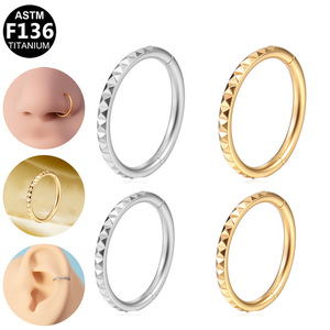 <b>Titanium</b> Alloy Nose Ring G23 Inlaid Zircon Marquise <b>Stud</b> Unisex Everyday Wear - Product Image 5