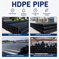Pipa air PE plastik 32mm 40mm 50mm pipa poli PE100 Harga pipa HDPE untuk pasokan air irigasi