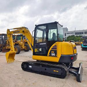 Mini-excavatrice d'occasion PC56 à bas prix, norme d'émission Stage V, couple élevé, nivellement facile du terrain - Product Image 1
