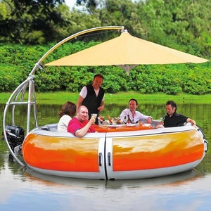 Barco <span class=keywords><strong>de</strong></span> barbacoa Modelos <span class=keywords><strong>de</strong></span> plástico Motor eléctrico Mesa giratoria para restaurante Toldo redondo <span class=keywords><strong>de</strong></span> EVA cerveza grande Auto Drive <span class=keywords><strong>alquiler</strong></span> comercial Personalizar - Product Image 1