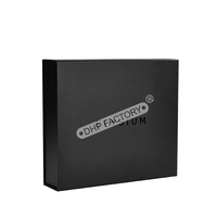 Boîte cadeau en carton rigide en forme de livre noire personnalisée avec fermeture magnétique et impression de logo pour un emballage de qualité supérieure