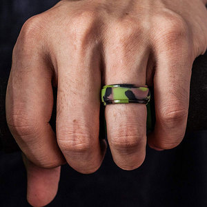 8mm Wide 2.5mm Thick <strong>Men</strong> Fashion Multi Color <strong>Silicone</strong> Rubber Finger Rings Jewelry <strong>Wedding</strong> <strong>Bands</strong> - Product Image 3