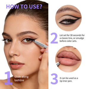 Lakerain Belleza y Maquillaje, Delineador de Ojos de 12 Colores a Prueba de Agua, Lápiz Delineador de Ojos de Larga Duración, Sombra de Ojos y Delineador a Prueba de Manchas - Product Image 3