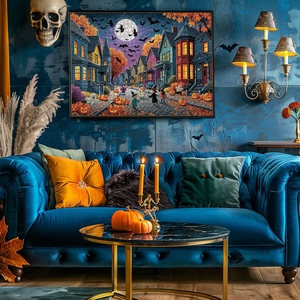 <span class=keywords><strong>Puzzle</strong></span> di Halloween Personalizzato <span class=keywords><strong>da</strong></span> 1000 Pezzi, Scena di Villaggio Sinistro per Adulti, Regalo di Halloween, <span class=keywords><strong>Puzzle</strong></span> di Carta all'Ingrosso - Product Image 3
