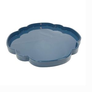Plateau de service élégant en laque, forme personnalisée, plateau décoratif pour servir des aliments, des boissons, du thé, du café, cuisine, table à manger - Product Image 1