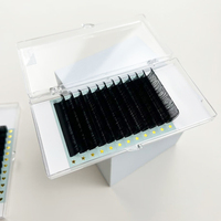 Vente en gros d'extension de cils en cachemire de qualité supérieure 0.03 CC Plateaux de cils à volume individuel Extensions de cils en vison de marque privée