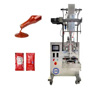 Automatic Liquid Chili Paste Ketchup Tomato Sauce Sachet Packaging Machine