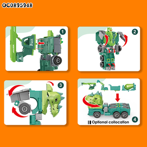 DIY montar nuevo dinosaurio deformado Transporte Camión coche robot juguete <span class=keywords><strong>2023</strong></span> - Product Image 5