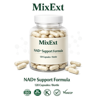 Capsules Antioxydantes Liposomales MixExt OEM à Marque Blanche NAD 900mg Complexe & Resvératrol pour Anti-Âge