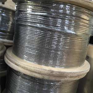 حبل أسلاك الفولاذ المقاوم للصدأ المطلي بالنايلون 7x7x7 - Product Image 4