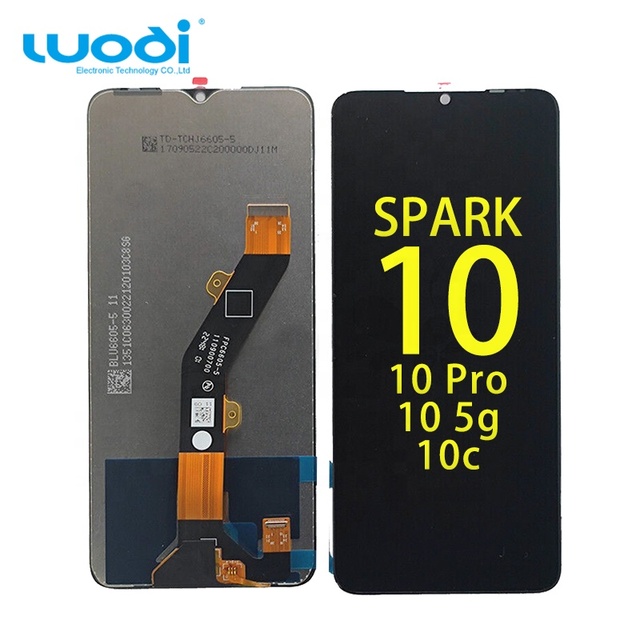 Custom Lcd Factory for Tecno Phone Screen 10c 5g Digitizer Assembly Spark 10 Pro Replacement