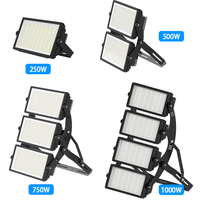 Projecteurs étanches IP66 1000W pour l'éclairage extérieur des stades et des chantiers de construction avec source lumineuse LED