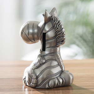 <span class=keywords><strong>Tirelire</strong></span> en métal artisanale en forme de <span class=keywords><strong>cheval</strong></span> de dessin animé - Boîte d'épargne créative, décoration et cadeau de vacances pour enfants - Product Image 3