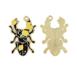 Exquisite Butterfly Insect Alloy DIY Jewelry Accessory Cross-Border Ins Keychain Pendant <strong>Oil</strong> Drop Ins Bag for Children - Product Image 2