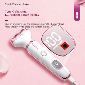 Épilateur électrique cinq en un pour femmes épilateur pour aisselles et parties intimes avec fonctions de coupe du nez et des <span class=keywords><strong>sourcils</strong></span> - Product Image 4