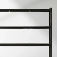Étagère Monumentale en Chêne Noir Anthracite, Meuble de Rangement Ouvert de Style Mid-Century avec Rangement pour Villa de Luxe, Unité d'Étagère pour Salon