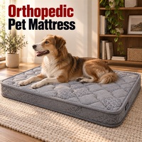 Matelas orthopédique pour chien OEM avec housse extérieure lavable et options d'emballage pour projets de personnalisation de marque