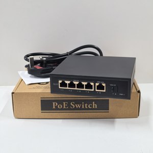 Cámara IP con IA, Switch PoE Gigabit de 4 Puertos, 1 Puerto Uplink GE + 1 Ranura SFP para Fibra, IEEE 802.3af/at, 30W por Puerto, 65W de Potencia Integrada - Product Image 2