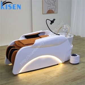 Lit de Traitement Capillaire Électrique Kisen pour Salon de Beauté, Lit de Lavage de Cheveux pour Coiffeur, Lit de Massage Thaïlandais - Product Image 4