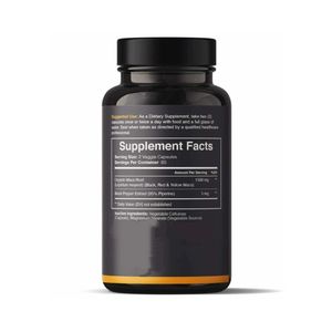 OEM/ODM/OBM Marca Própria Natural Black <span class=keywords><strong>Maca</strong></span> Raiz Em Pó Cápsulas Forte Energia Booster Suplemento Herbal - Product Image 2