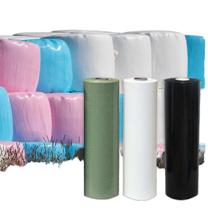 Agriculture PE <span class=keywords><strong>Film</strong></span> d'ensilage étirable 75cm largeur 1500m longueur doux étanche à l'humidité emballage de balle en plastique pour la machine de <span class=keywords><strong>film</strong></span> d'ensilage d'herbe - Product Image 1