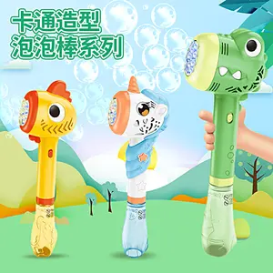 Unicorn Bubble Marker Toys with Lighting Music Electric Crocodile Bubble Wand Toys for Kids