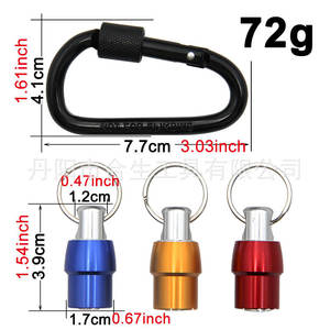 Llavero de Colores Mr Drill con Liberación Rápida, Herramienta de Enchufe Hexagonal de 1/4 Pulgada, Juego de 3 Piezas de Aleación de Aluminio para Reparación Automotriz - Product Image 4