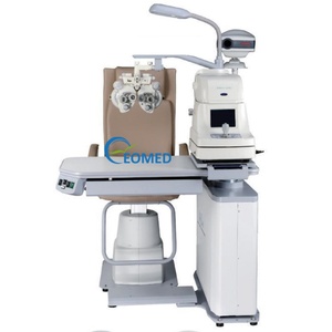 Chaise et support d'optométrie médicale S-600A/B, unité de réfraction ophtalmique, table et chaise combinées pour ophtalmologie - Product Image 1