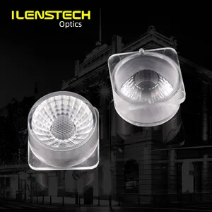 Lente pequeña 15mm superficie de espejo lente de luz LED de alta eficacia 45 grados para linterna de Ilenstech