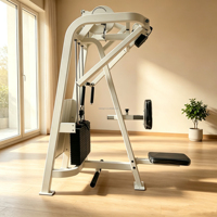 Máquina de Gimnasio Ajustable con Peso de Acero para Entrenamiento de Fuerza: Pecho, Espalda, Deltoides, Remo Sentado, Pila de Pesas de 143 kg