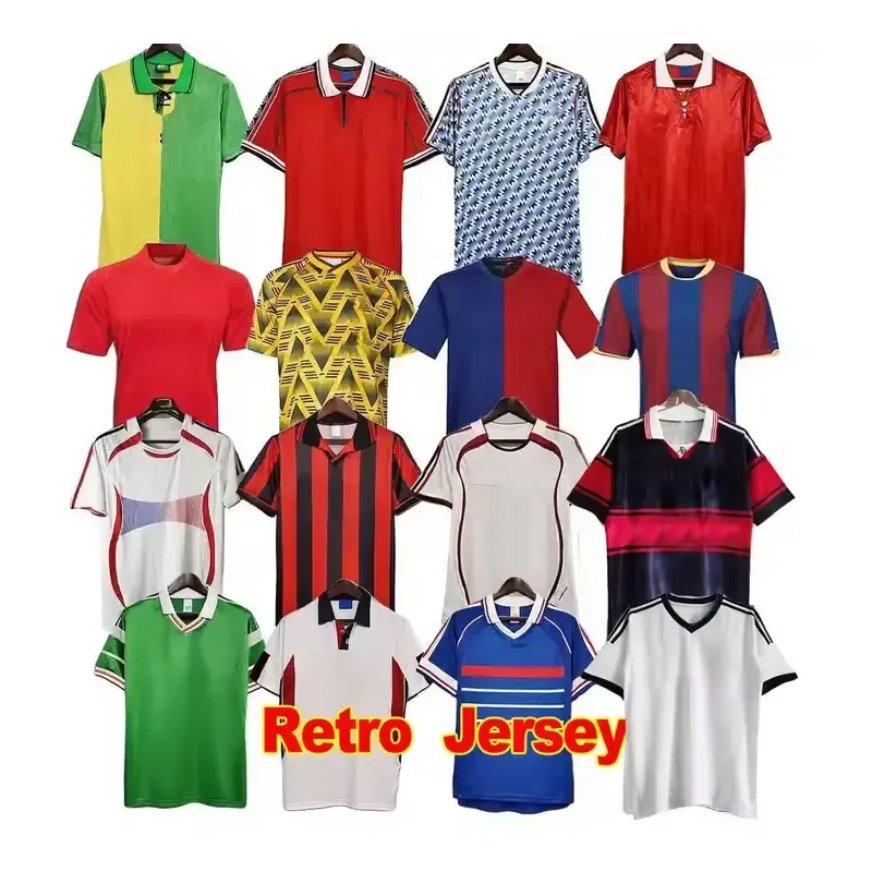 Tốt Nhất Bán Bóng Đá Áo Sơ Mi 2023 2024 Retro Jersey Bóng Đá Bóng Đá Đồng Phục Cho Khuyến Mãi