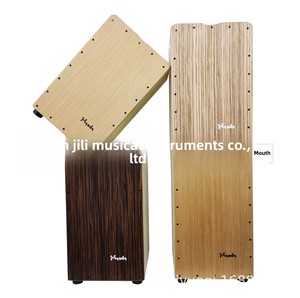 Carillon <span class=keywords><strong>Instrument</strong></span> de percussion pour enfants et adultes <span class=keywords><strong>Cajon</strong></span> en placage de bois avec tambour assis Design Beat Box Concept Drum Box - Product Image 2