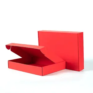 China Wholesale Prices Shipping Paper Gift Boxes Custom Logo Red Box Airplane Corrugated Box