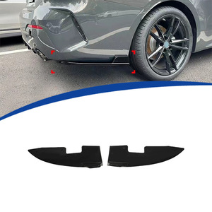 Bmw Rear <b>Corner</b> <b>Protectors</b> Abs Glossy Black Full Set For G22 2021 2025 - Product Image 1