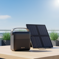 Générateur solaire LiFePO4 300Wh avec MPPT, onde sinusoïdale pure, sortie PD 100W et DC 150W, Type C pour panneau solaire US/EU/UK