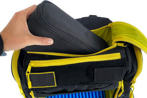 Disc Golf <b>Bag</b> With <b>Cooler</b> Large Insulated Built-in <b>Cooler</b> with 24-Can Golf <b>Backpack</b> Light Durable Black Disc Golf <b>Bag</b> - Product Image 4