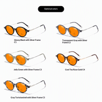 Gafas con Filtro de Luz Azul Unisex, Ligeras y Duraderas, con Marco TR90, Lentes AC UV400, Diseño Ovalado Marmoleado y Bisagras Metálicas de Resorte