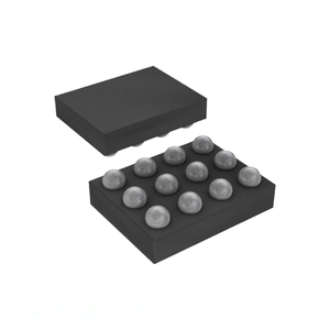 MAX4972EWC+T 12 WFBGA, WLBGA Composants électroniques en ligne CI PROTÉGÉ CONTRE LES SURTENSIONNEMENTS CTRLR 12WLP BOM CI En stock - Product Image 1