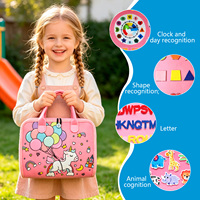 Livre d'activités Montessori pour bébé, livre d'activités de voyage pour bébé, livres silencieux en feutre, de 1 à 5 ans, jouet éducatif pour garçons et filles
