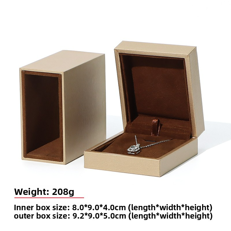 Golden pendant box