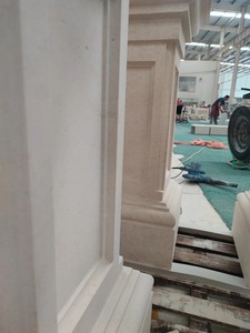 Columna Conmemorativa Moderna de Piedra Caliza Sólida, Pilar de Piedra Caliza Natural Beige <span class=keywords><strong>Fontainebleau</strong></span> para Templos y Santuarios al Aire Libre - Product Image 6