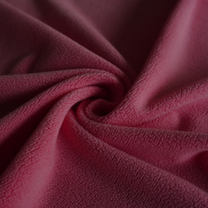 OEM&ODM 셰르파 플리스 95% 폴리에스터 5% 스판덱스 프리미엄 맞춤형 부드럽고 따뜻한 내마모성 평직 셰르파 플리스 원단 - Product Image 6