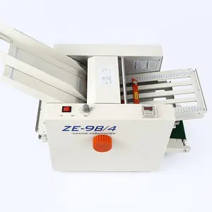 [ZE-9B/4] Professionele Vervaardiging Papier Map Machine Automatische Brief Envelop Brochure Papier Vouwen Machine