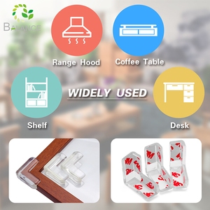 <span class=keywords><strong>table</strong></span> bord pare-chocs silicone coin et bordures de <span class=keywords><strong>protection</strong></span> de bord en plastique protecteur de garde d'angle pour bébé - Product Image 2
