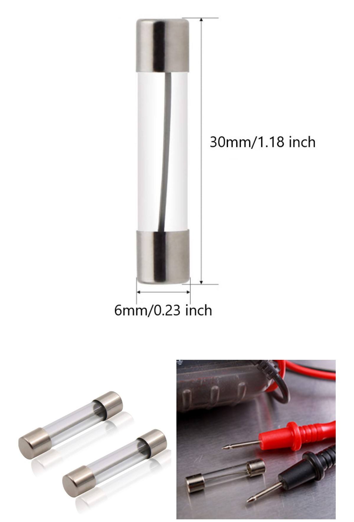 20pcs 6x30mm 20A 250V Fusion Rapide Bas Puissance Coupure