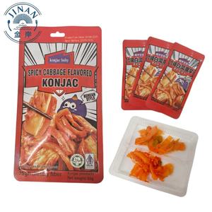 Fourniture en usine de délicieuses collations halal épicées au chou collations au konjac aromatisées collations diététiques 50g - Product Image 1